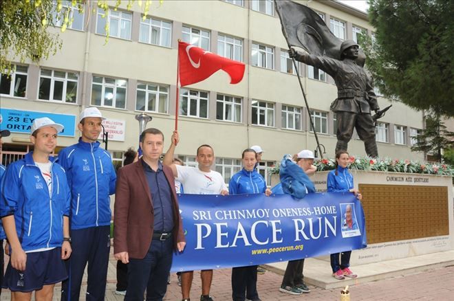 Yedi Ülkenin Sporcuları Çan´da Dünya Barışı İçin Koştu
