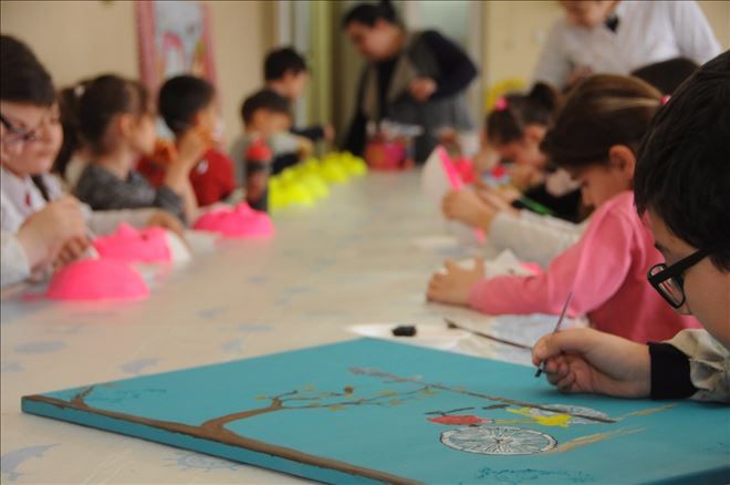 Geleceğin Sanatçıları Çan Belediyesi Sanat Atölyesinde Yetişiyor