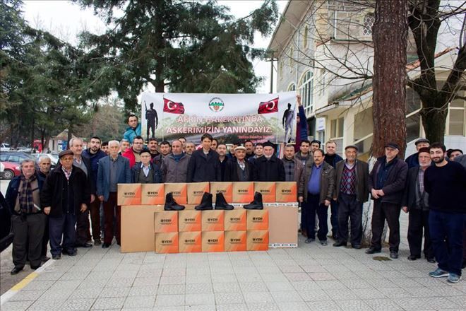 Afrin Kahramanlarına destek sürüyor 