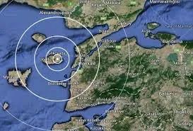 GÖKÇEADADA KORKUTAN DEPREM