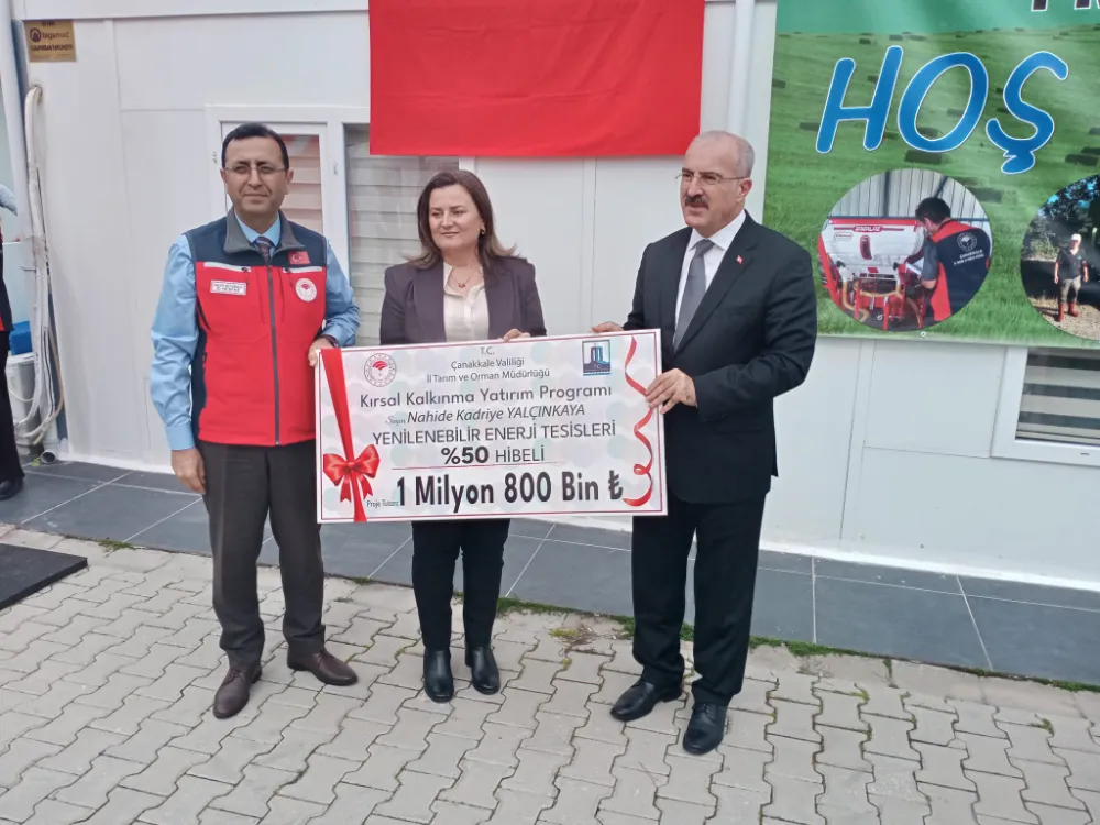 ÇİFTÇİYE MAKİNE DESTEĞİ, DOĞAYA NEFES!